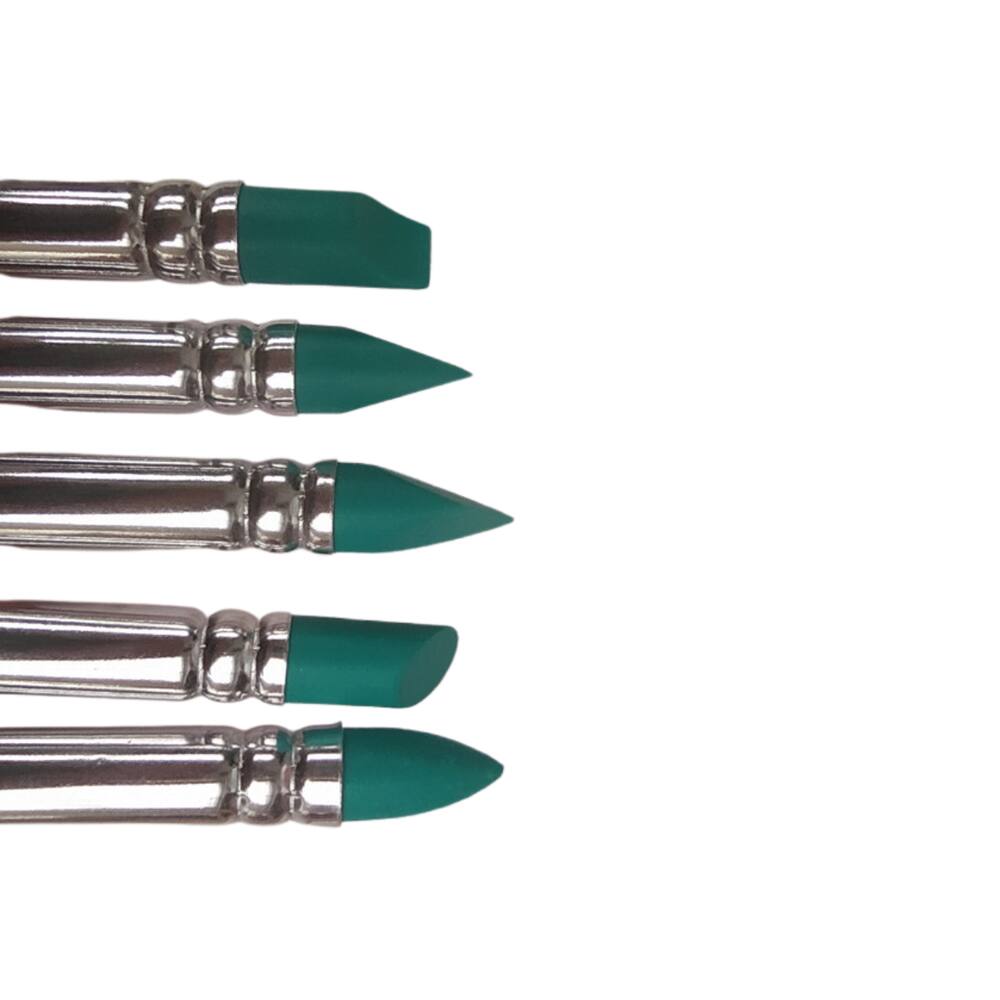 Kit com 5 Pincéis Modeladores  biscuit massa Precisão e Criatividade