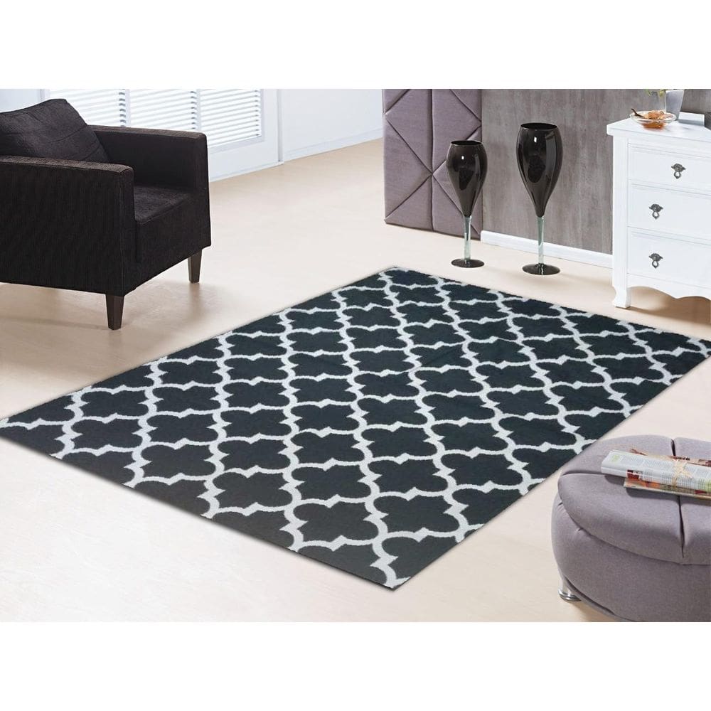 Tapete Sala Quarto 2,00X1,32 Pratico Fácil De Limpar Lotus