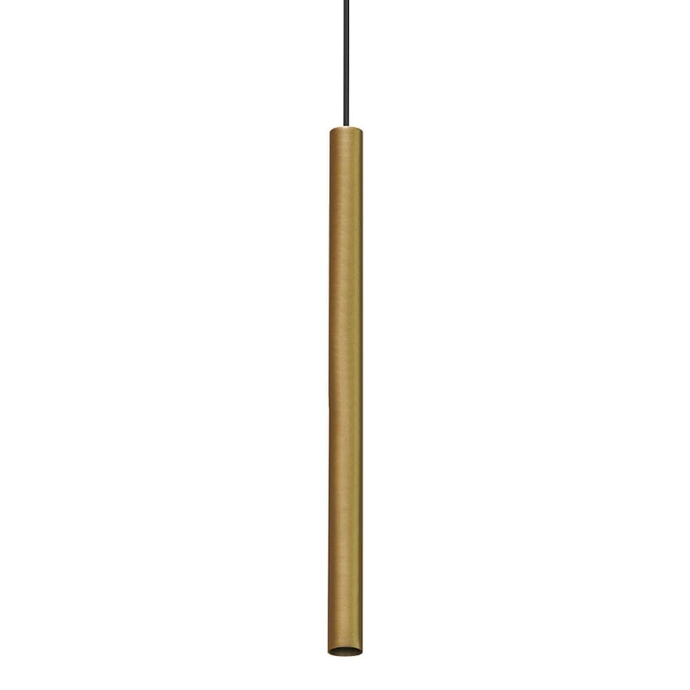 Lustre Pendente Taschibra Tabli Mr11 60Cm Tubular Ouro