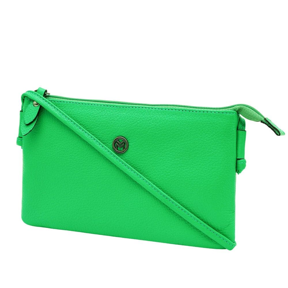 Bolsa Feminina Transversal De Couro Mariart Onix