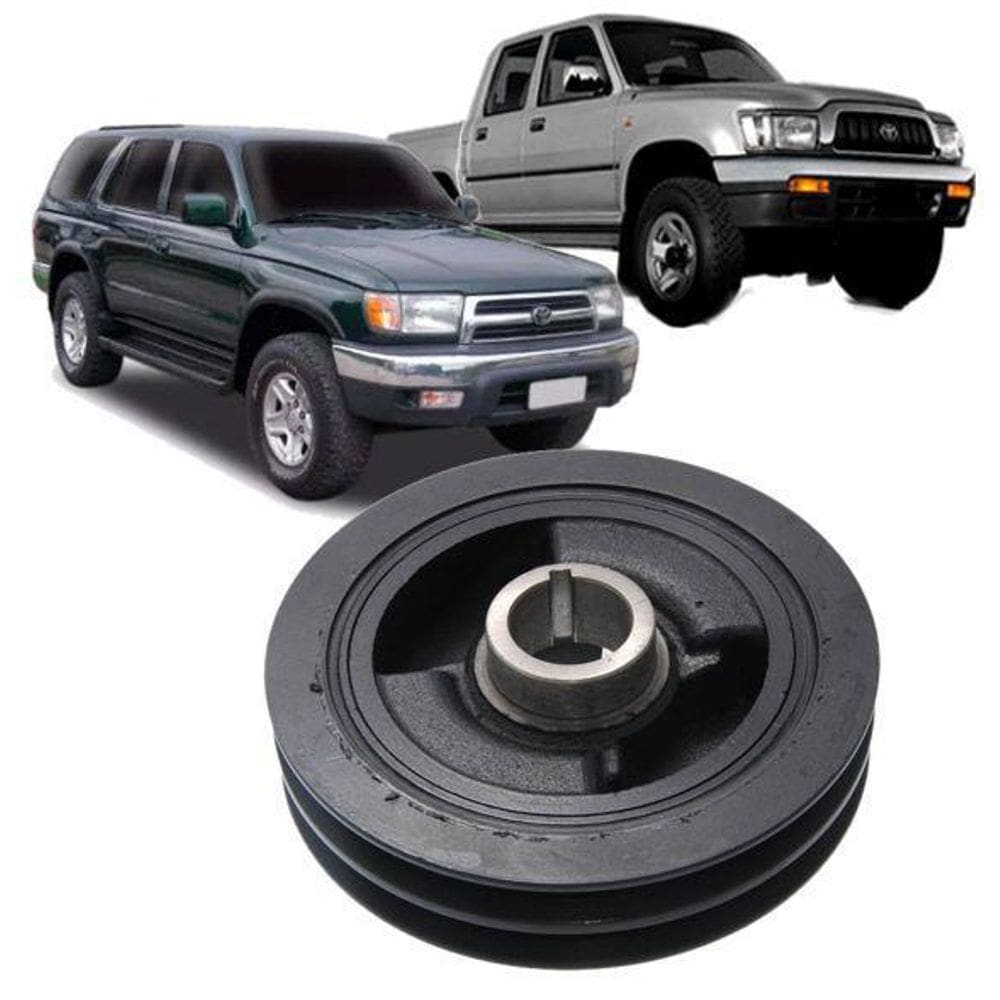 Polia Do Virabrequim Dupla Hilux E Sw4 Diesel 2.4 1991 2004