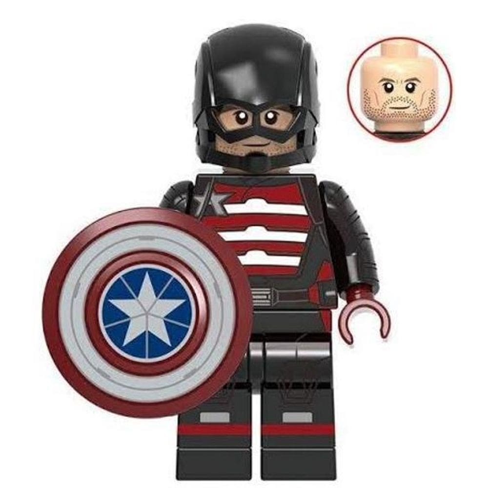 Minifigures Us Agent John Walker Capitão América Marvel