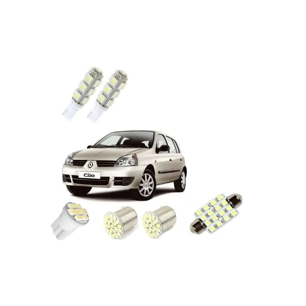Kit Lâmpadas Led Renault Clio Serve Em Todos Os Anos