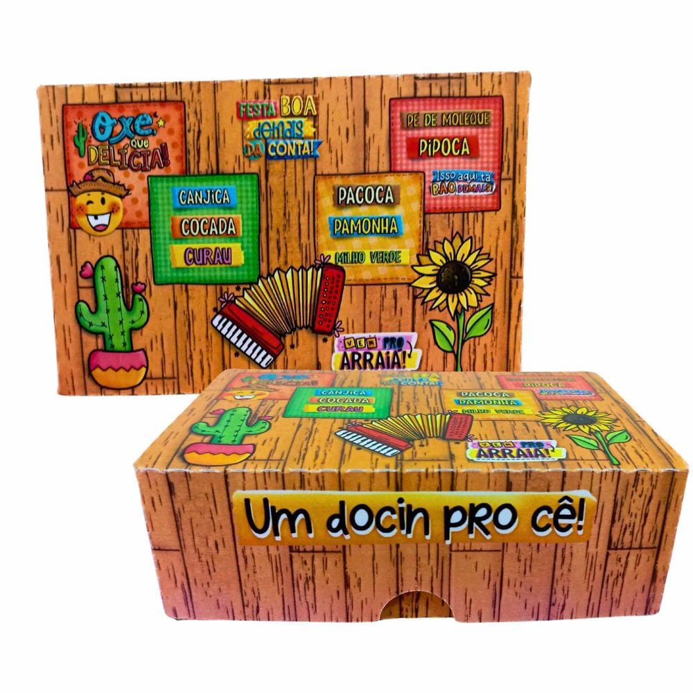 10 Caixinhas Docinho Junina - Sanfona