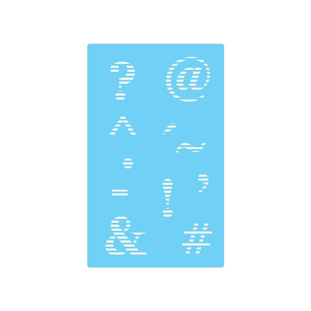 Stencil De Parede Tamako Caracteres Pequenos 55X90Cm Ref 329