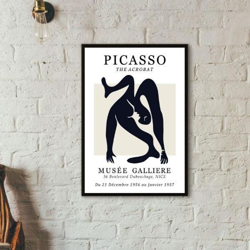 Quadro Picasso - The Acrobat 24X18Cm - Com Vidro