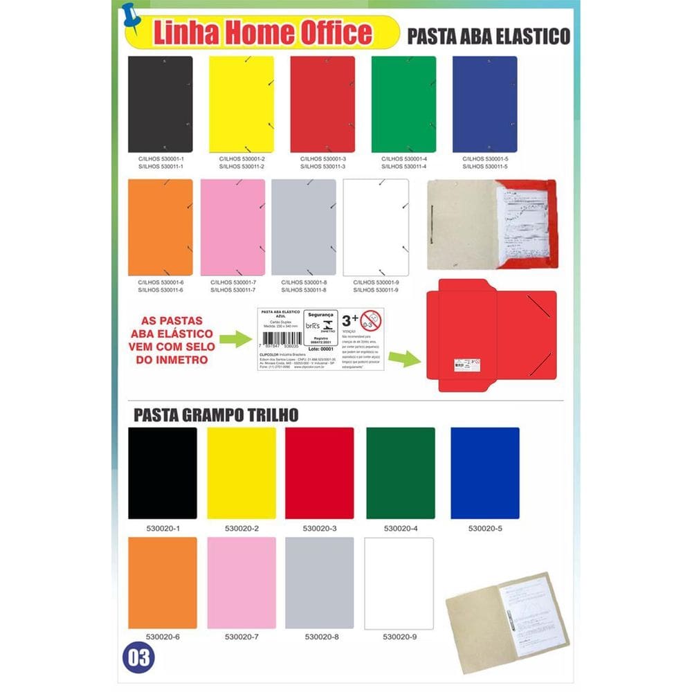 Pasta Aba Elastica Oficio Branco-Neve Pct C/30 Promoçao 24H