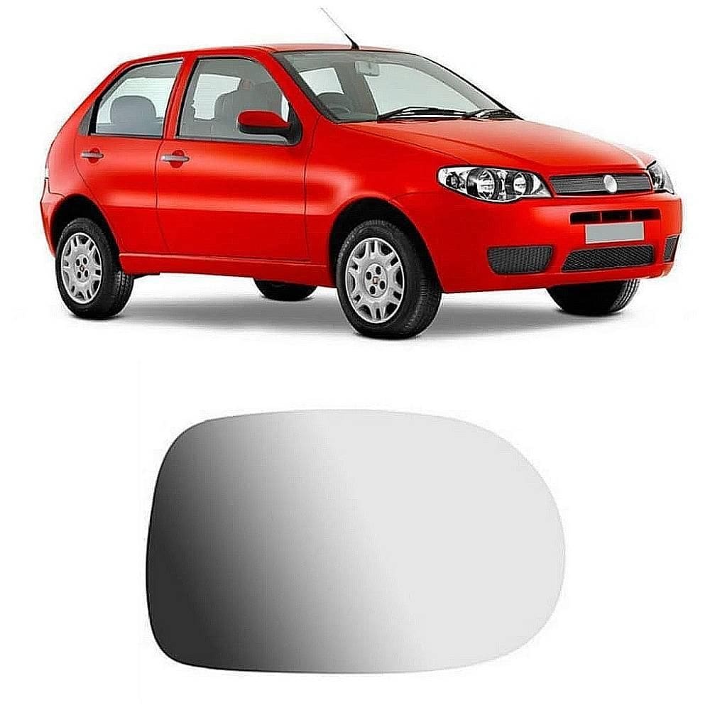Lente Retrovisor C/Base Palio Economy 2009/2012 Ld Metagal