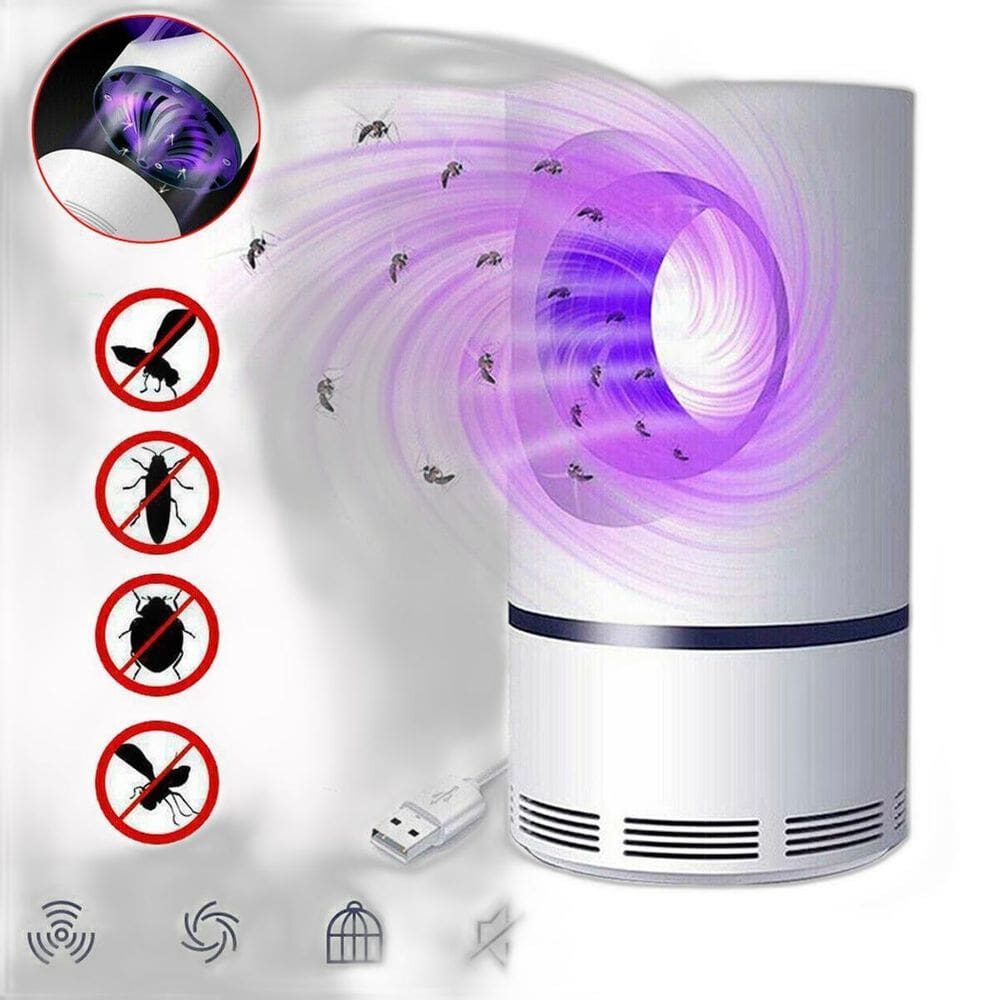 Luminária Abajur Mata Mosquitos Anti Inseto Usb Moscas