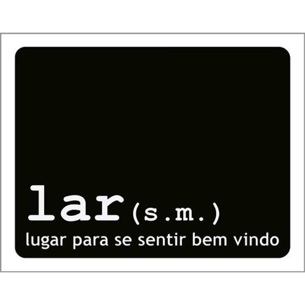 Kit 10 Placas Lar Lugar Sentir Bem Vindo 36X46