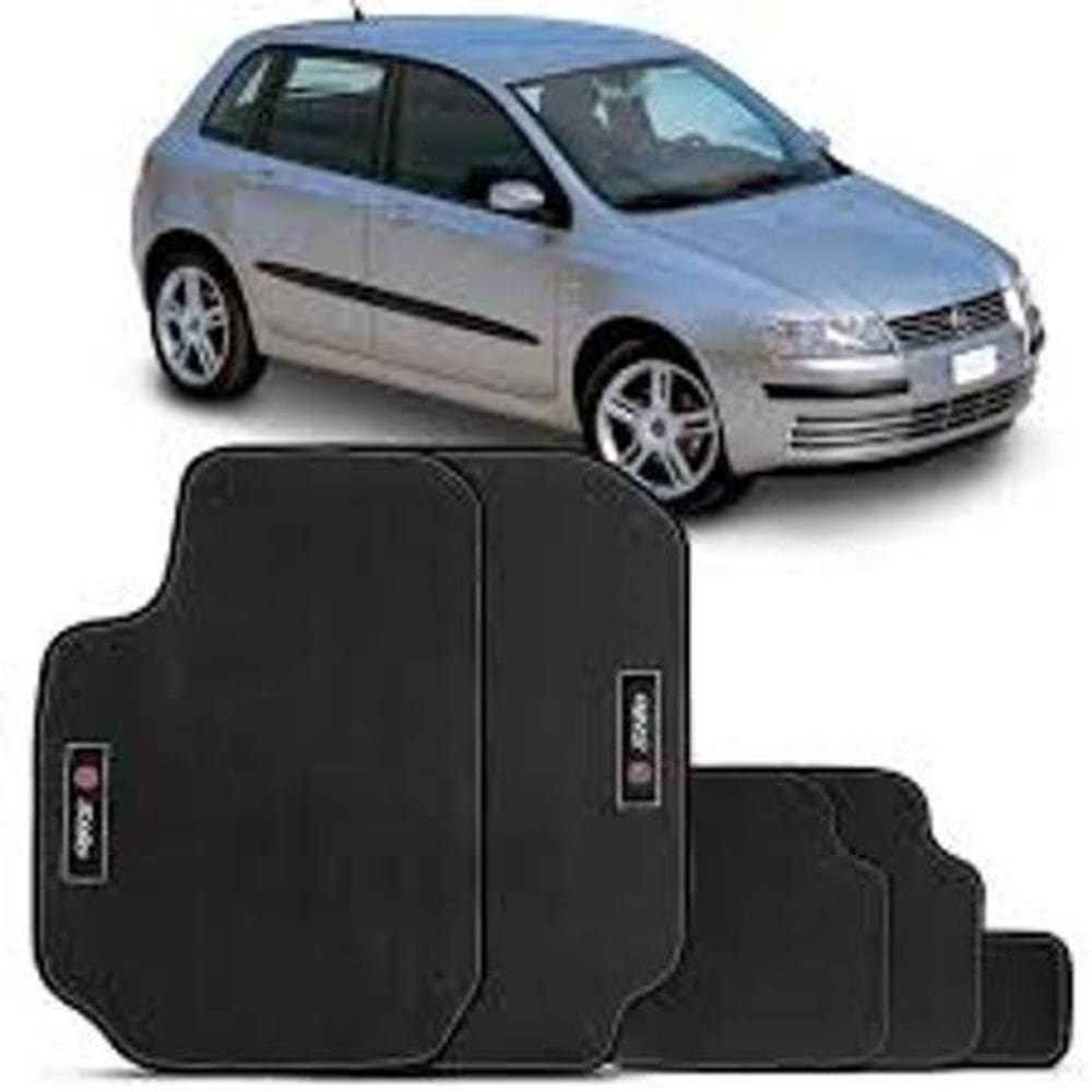 Tapete Automotivo Stilo 2009 Borracha Pvc
