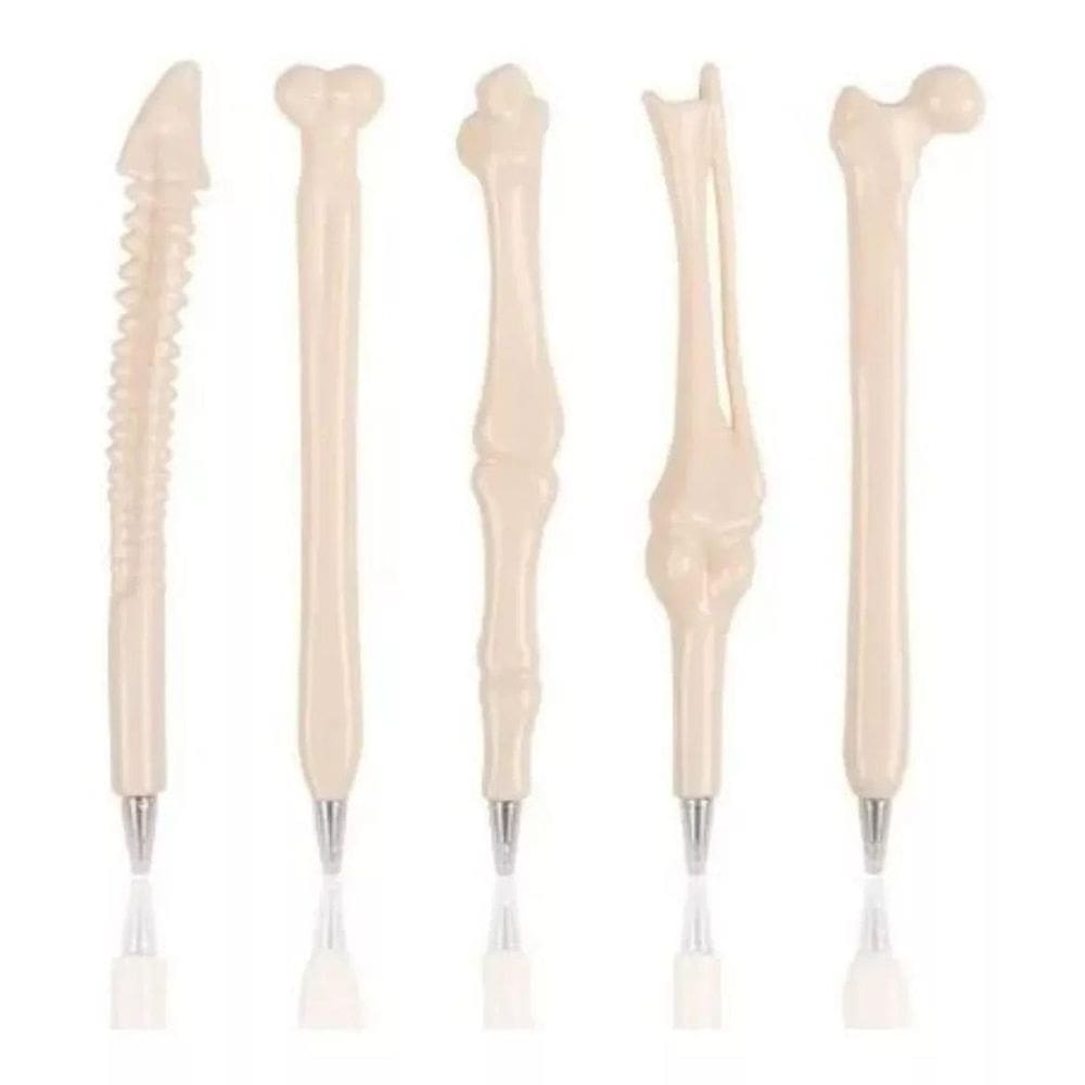 Caneta Osso Esferográfica Ideal Medicina Enfermagem E