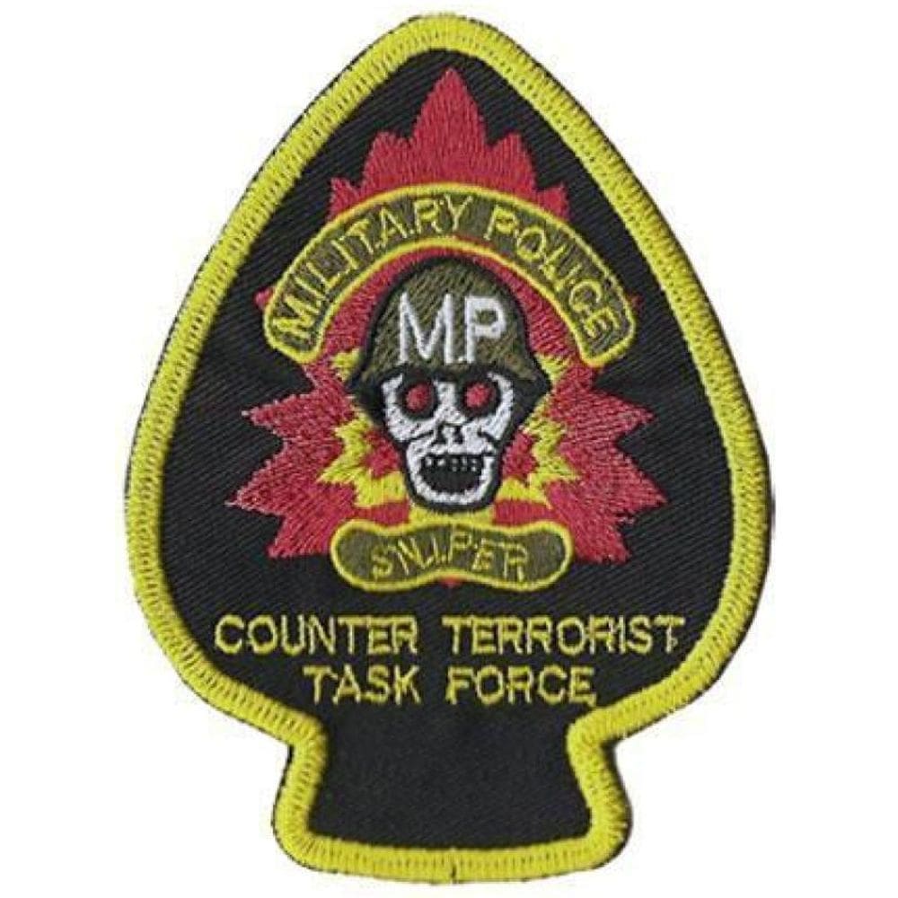 Patch Bordado Military Com Fecho De Contato