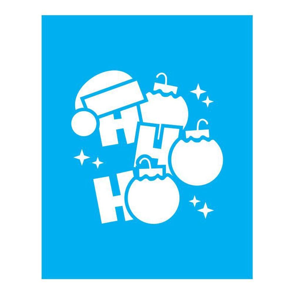 Stencil Tamako Ho Ho Ho - 20X25Cm - Ref B629
