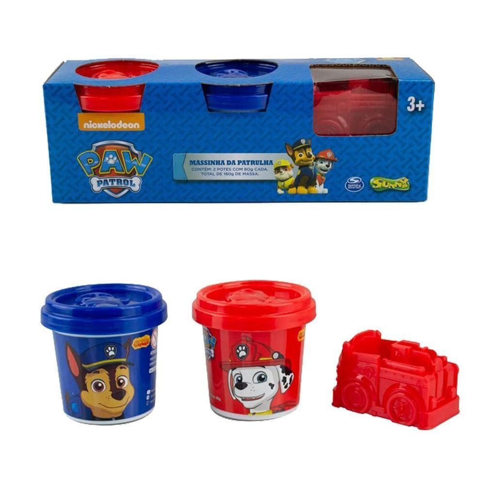 Kit Massinha Da Patrulha Canina 3 Peças - Sunny