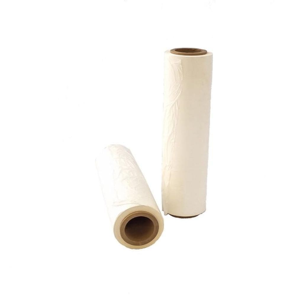 4Kg 1 Bobina Filme Stretch Leitoso Manual 50Cm X 0,025