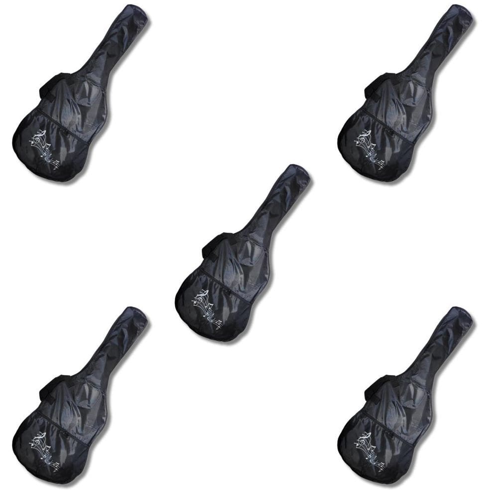 Kit 5 Bag Guitarra Preta Impermeável Andaluz Pba006