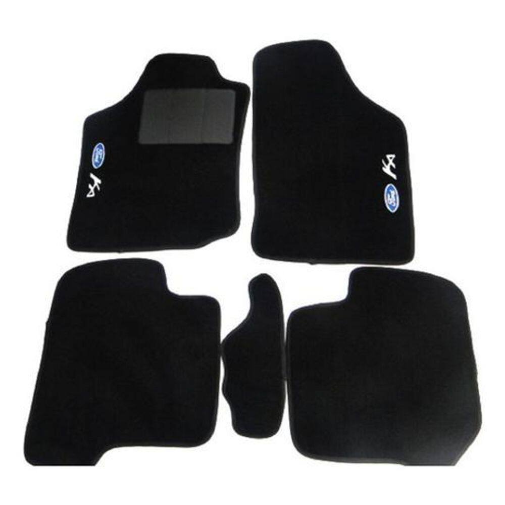 Jogo De Tapete Automotivo Ka 2001 A 2012 Carpete Base Pinada