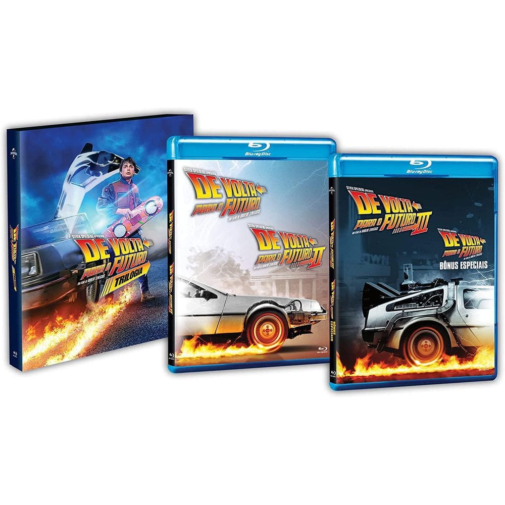 Box De Volta Para O Futuro - Trilogia Blu-Ray 4 Discos