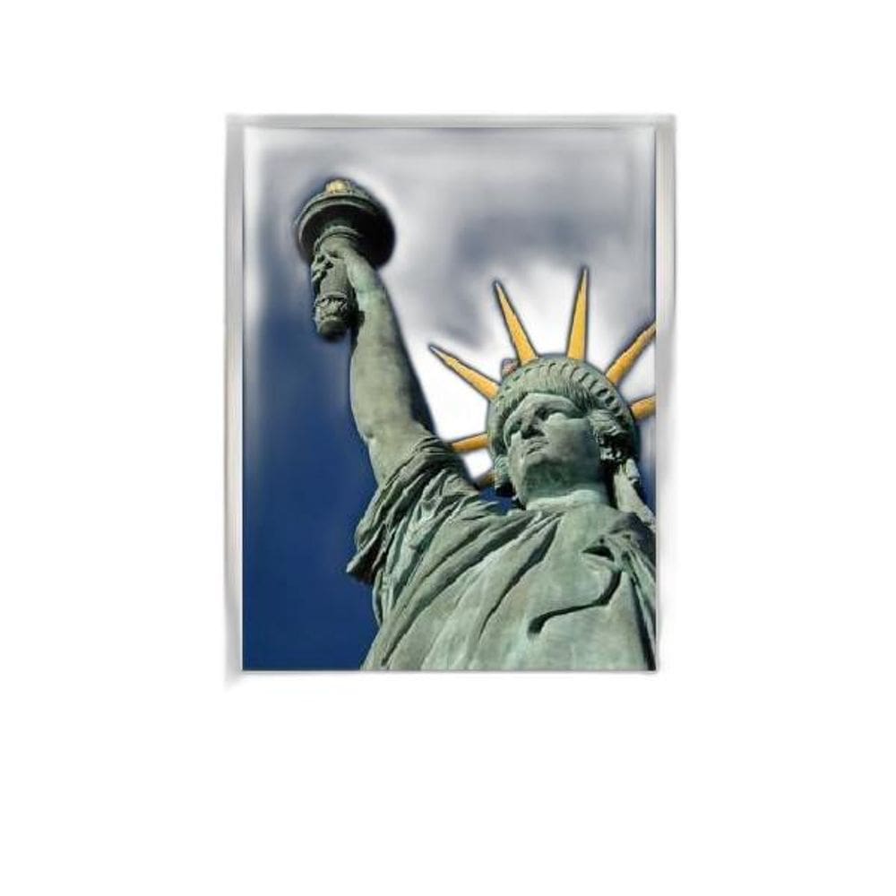 Quadro Decorativo Fotografia Estátua Da Liberdade 45x34cm