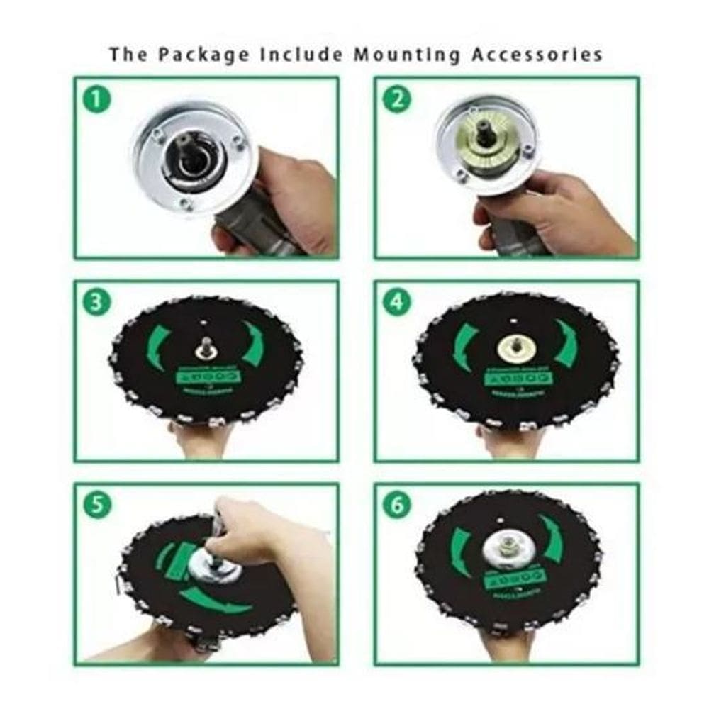 Disco Roçadeira A Gasolina Corrente Motosserra Stihl /Outras