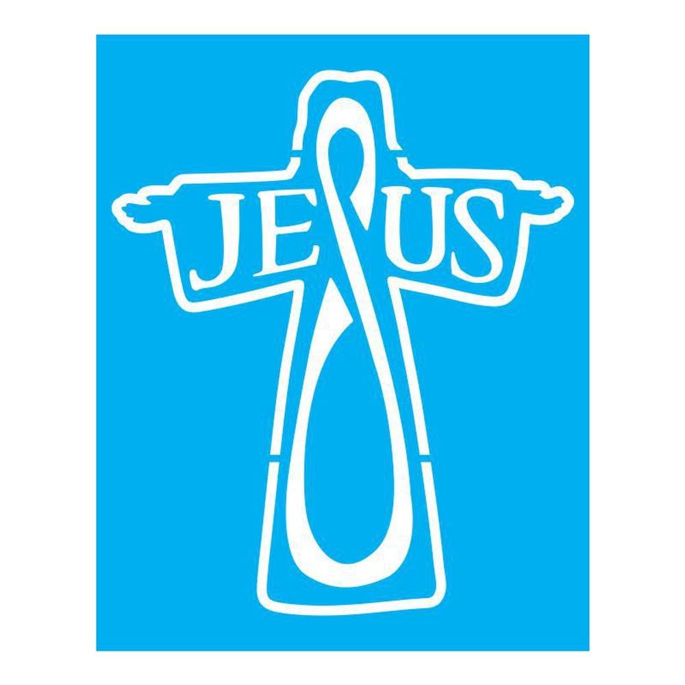 Stencil Tamako Jesus - 20X25Cm - Ref B107