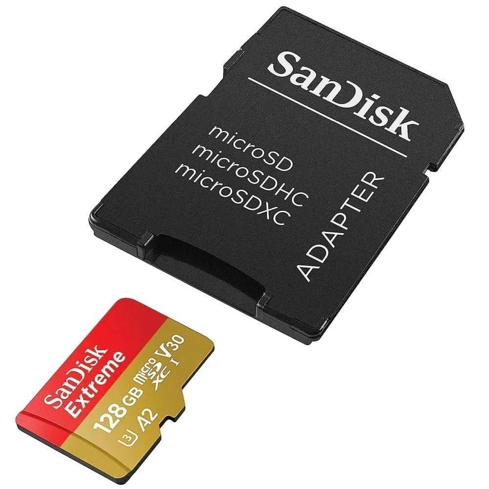 Cartão De Memória Sandisk Extreme - 128gb - Modelo Sdsqxaa-128g-gn6aa