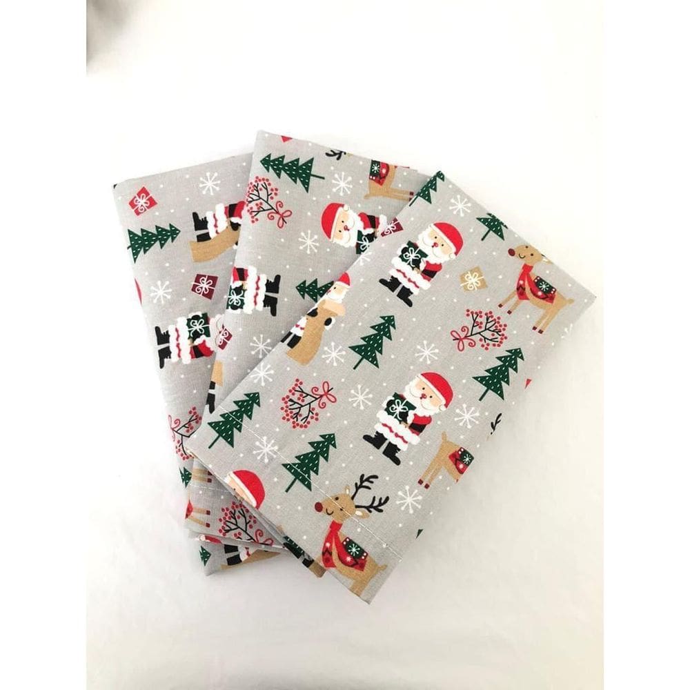 Kit 4 Pças Jogo Americano De Mesa Jantar Natal Decoração