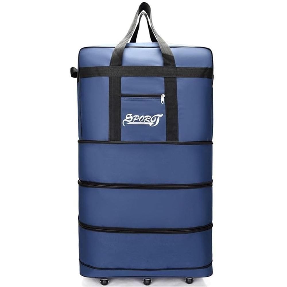 Bolsa De Viagem Gigante Expansível 4 Em 1 Com Rodinhas Que Transforma Qualquer Deslocamento Em Praticidade Total