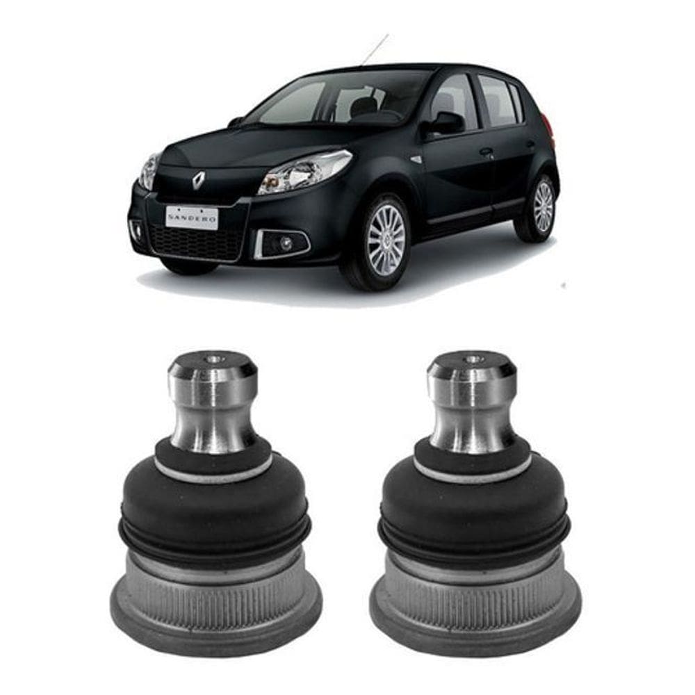Kit 2 Pivô Suspensão Dianteira Sandero 07 2008 09 2010 2011