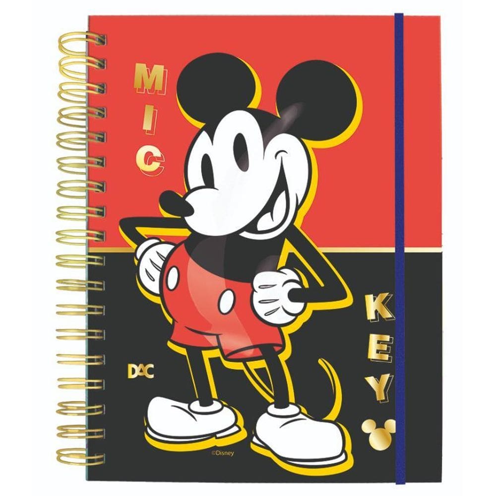 Caderno Smart Universitário Mickey Mouse 80 Folhas Dac 4195