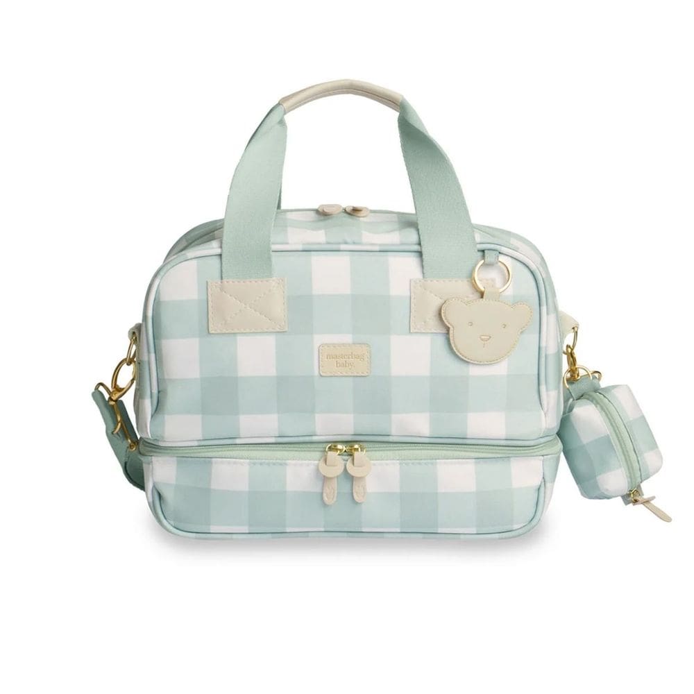 Frasqueira Termica Vicky Bear Xadrez Menta - Masterbag