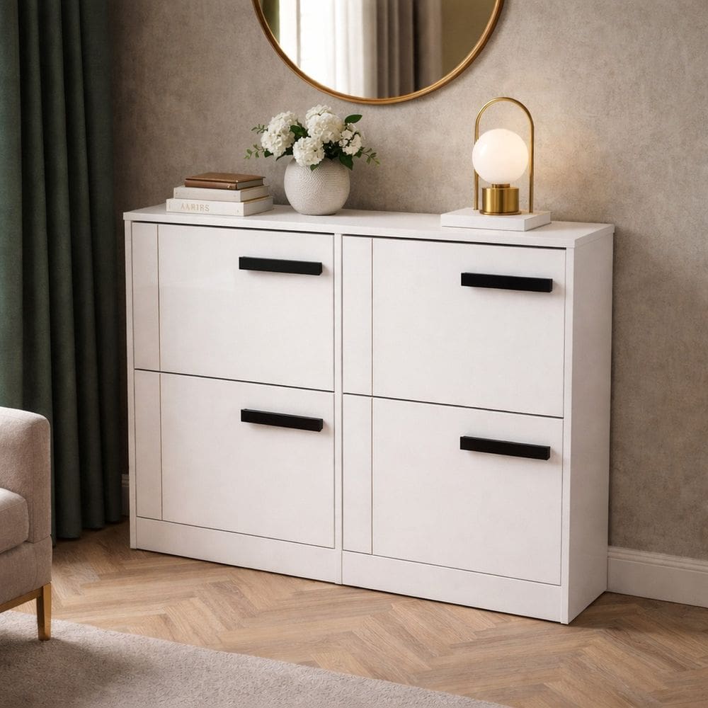 Sapateira para Quarto 24 Pares Lisboa Branco