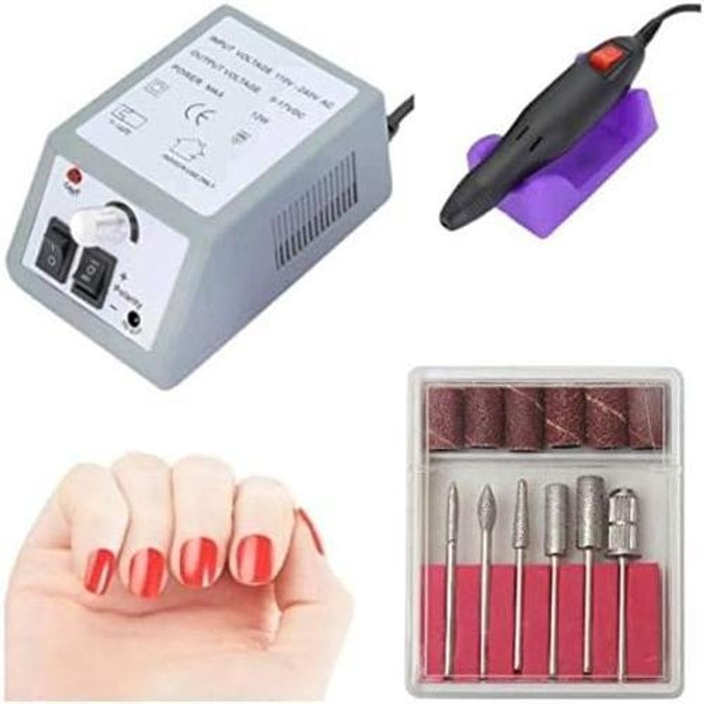 Ferramenta Elétrica Bivolt 110-240V Lixadeira Modelador Unha