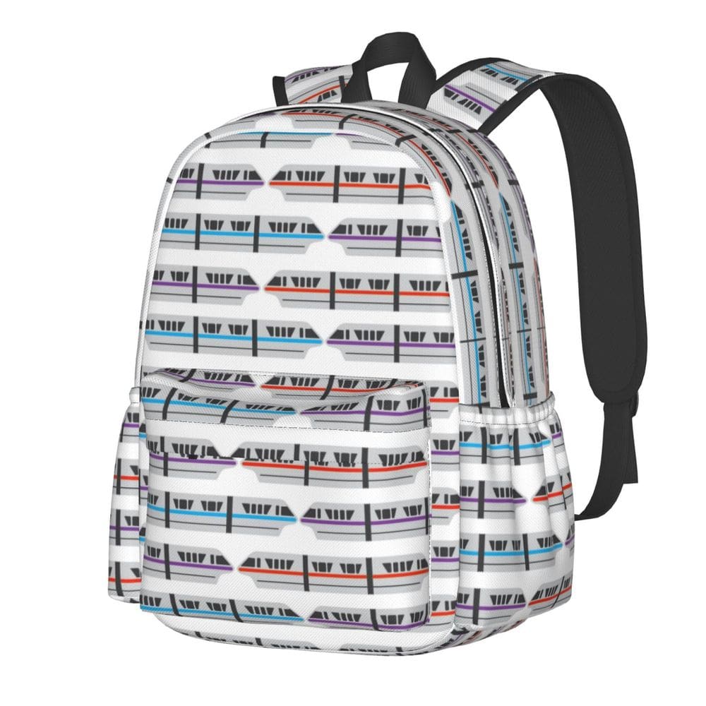 Mochila TOMPPY Monorail Train Print para laptop leve