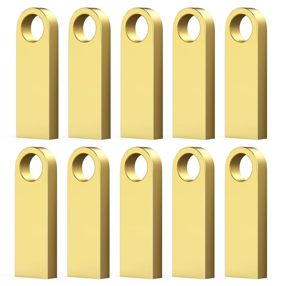 Unidade flash USB Hrich 2GB USB 2.0 Memory Stick 10 peças