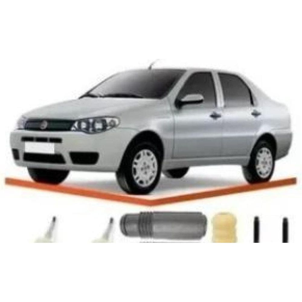 4 Amortecedores 4 Molas 4 Batentes Gol G4