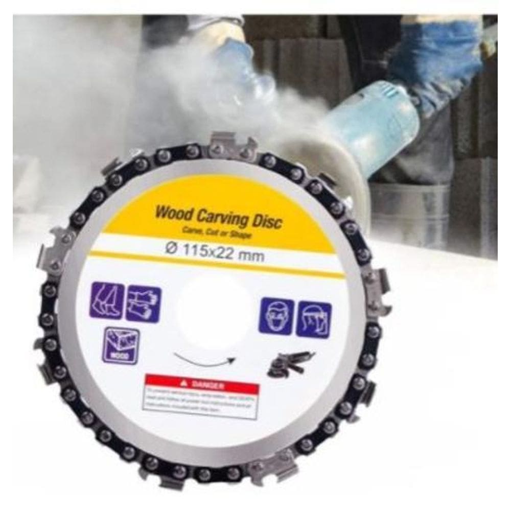 Disco Esmerilhadeira Cortar Madeira Corrente Motosserra 22D