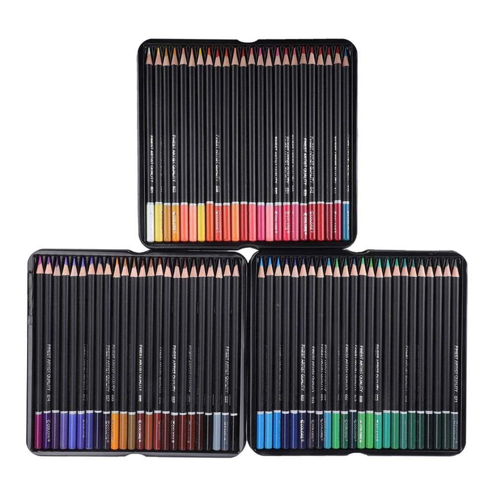 Conjunto de lápis de aquarela SALUTUYA 72 cores com caixa de armazenamento