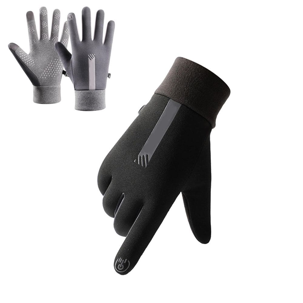 Luvas de tela de toque impermeáveis de inverno IMOCKA para mulheres