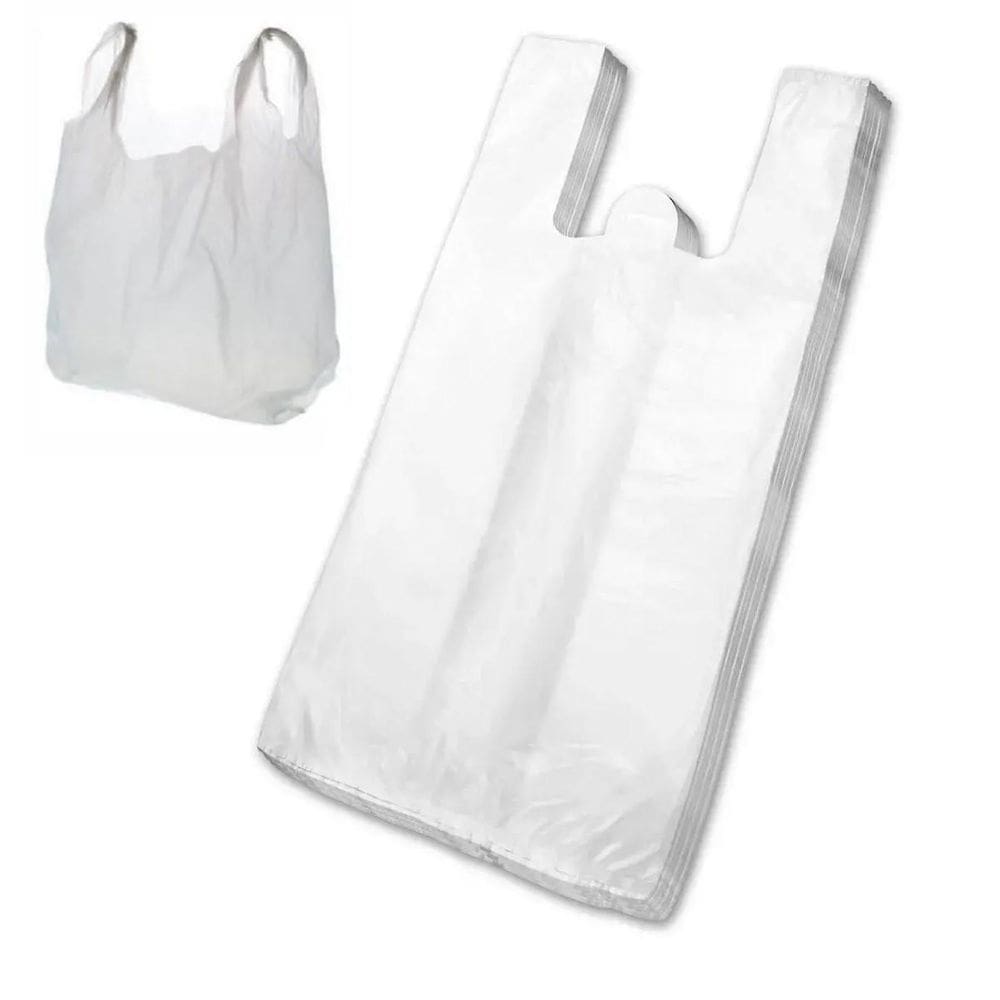 Sacola Plástica Pequena Branca 25X35Cm Ultra C/5000  5Pct