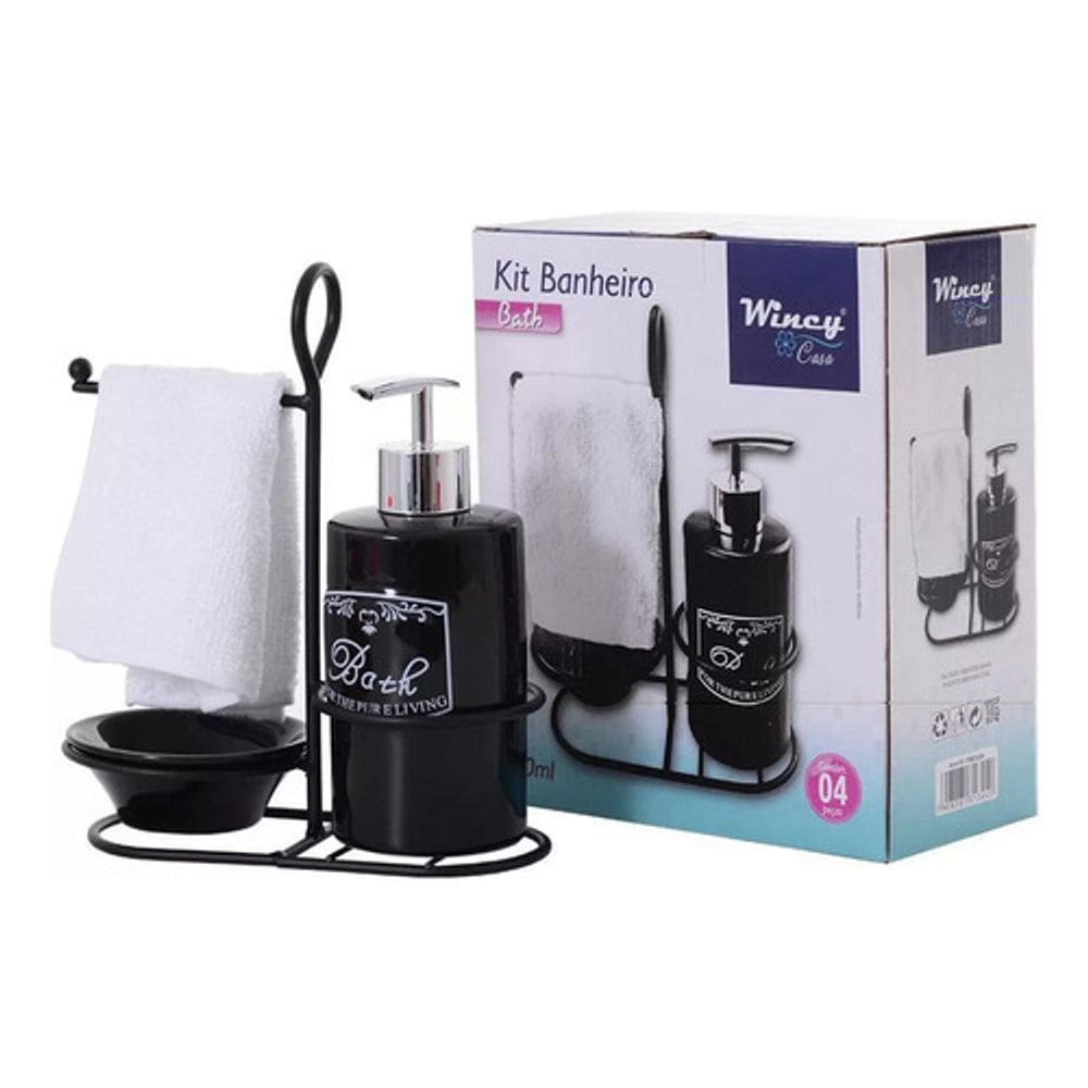Jogo de Banheiro Bath - 4 Peças - Wincy