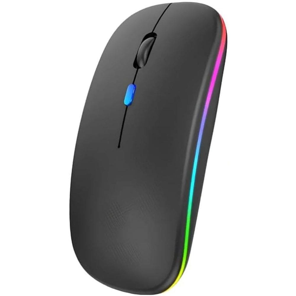 Dual Mode, Máxima Eficiência: Mouse Slim Com Led