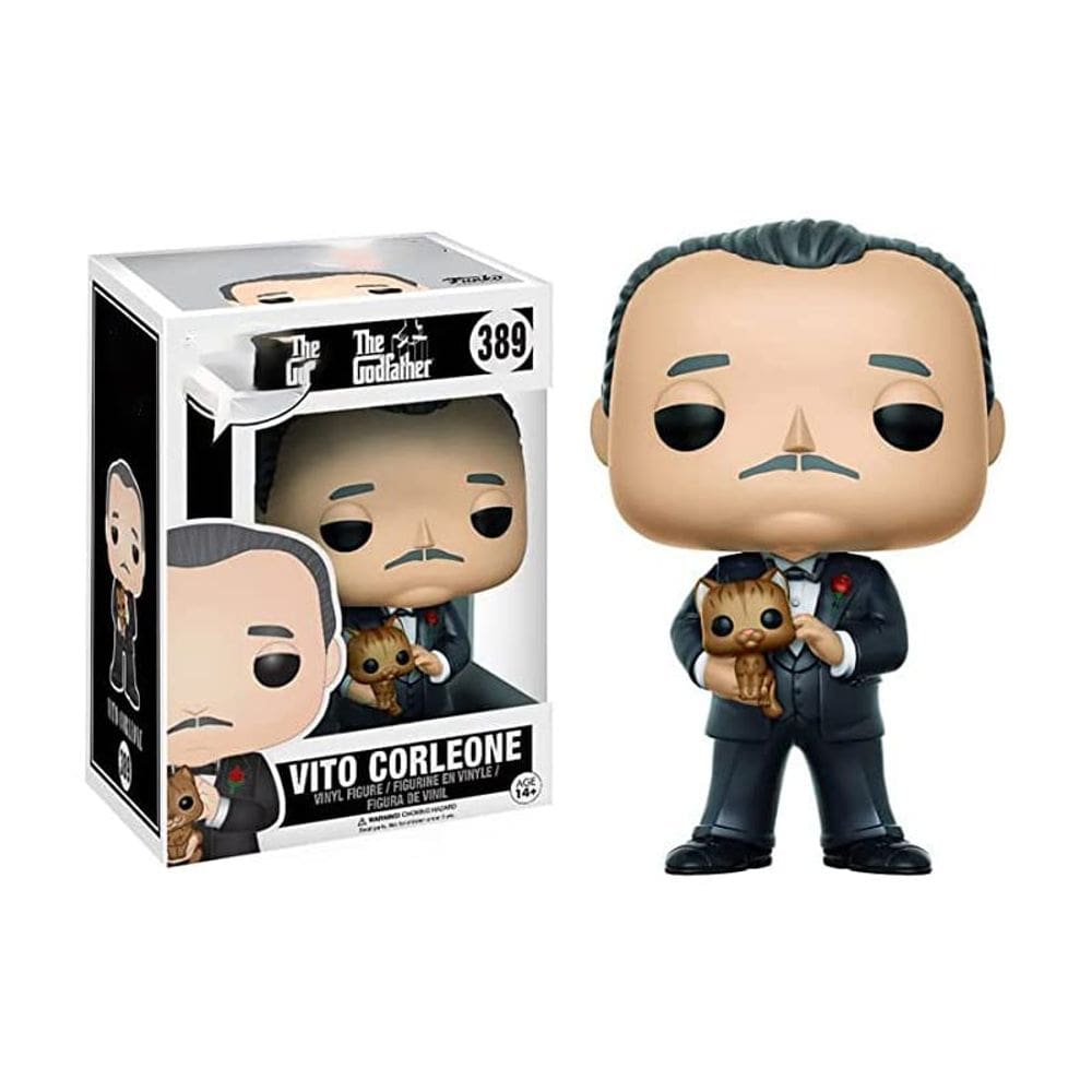 Figura de ação Senglie POP Movie Godfather Vito Corleone 389#