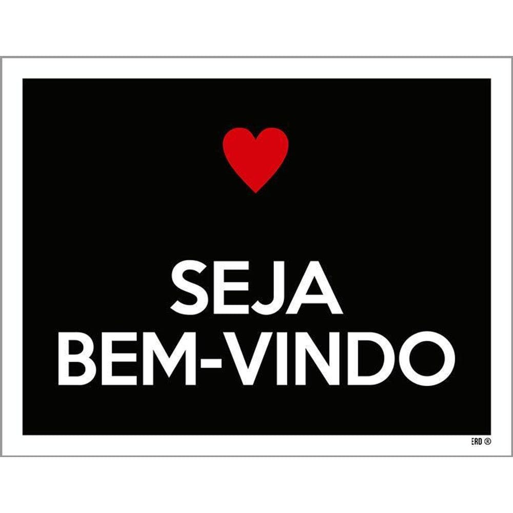 Kit 3 Placas Decorativa - Seja Bem Vindo