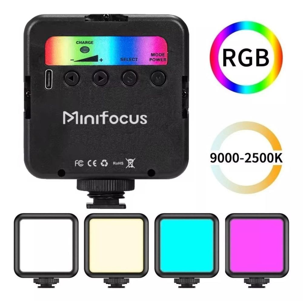 Luz De Led Preenchimento Minifoco Rgb