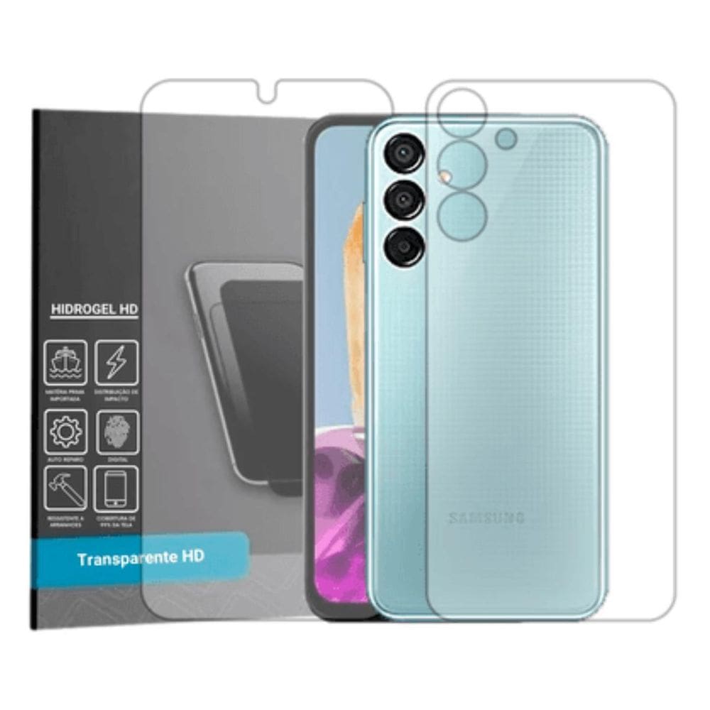 Pelicula De Hidrogel Frente E Verso Para Samsung Galaxy M15