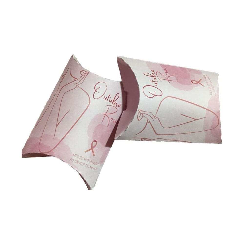 Kit 10 Caixas Lembrancinha Setembro Amarelo Outubro Rosa