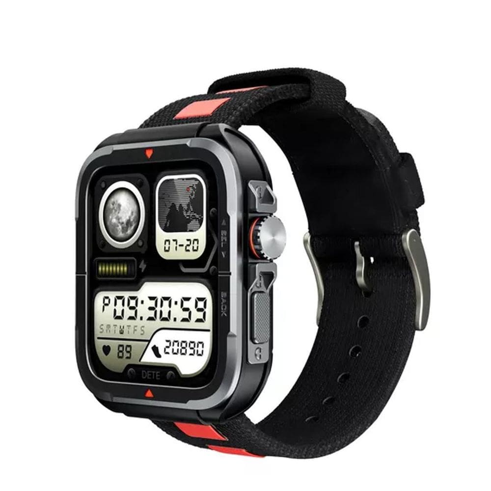 Relógio Digital Sport Led Gt Black Double Alexa Elegância