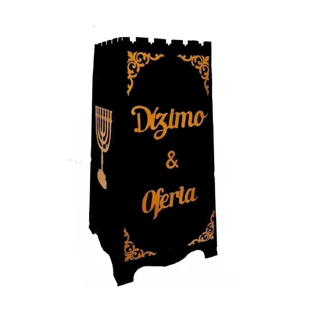 Gazofilácio Dízimos E Ofertas Igreja  Grande  Preto